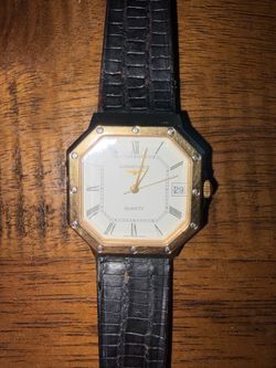 Longines (contact info removed) 18k gold Vintage Octagonal Dress Watch