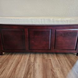 Storage Bench, Solid Wood