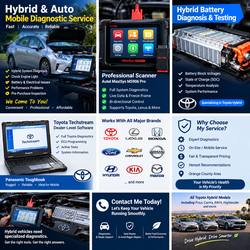 Mobile Hybrid Diagnostic & Battery Health Scan - OC Hybrid Clinic