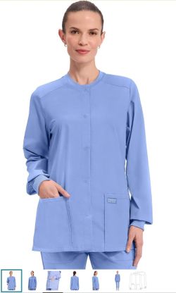 Cherokee scrub jacket