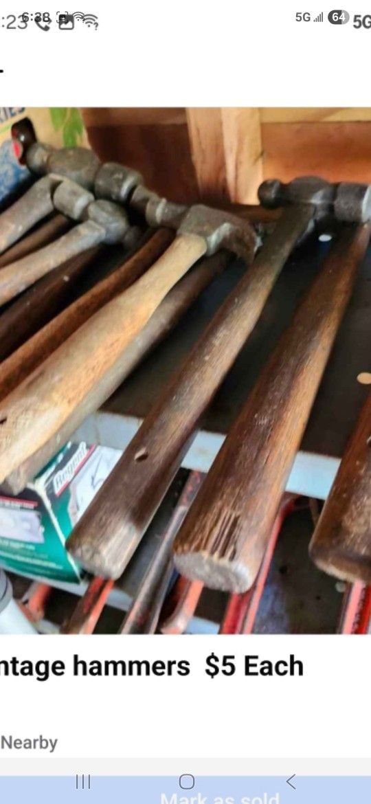 Vintage Hammers $5 Each