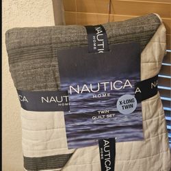 Nautica - Twin Quilt Set- New With Tags
