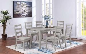 Brand New Natural Finish Dining Set (Table: 60" x 36" x 30"H)