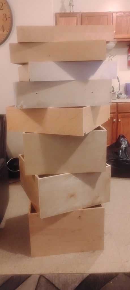 $15 For Collection Of Wood Boxes. Great Deal! Great Find!