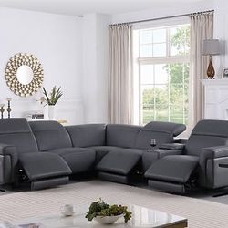 Power Recliner Sectional