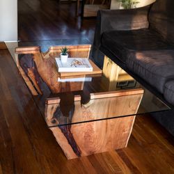 Live Edge  Cherry Coffee Table 