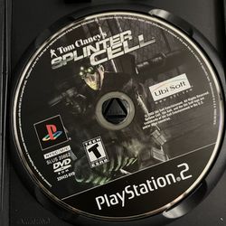 Tom Clancy’s Splinter Cell Ps2 Disc Only 