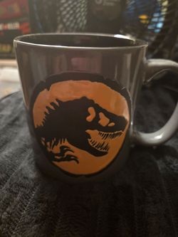 Large Jurassic Park mug