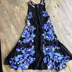 Free People, Floral, Sleeveless, Sundress, Size Medium Great Condition