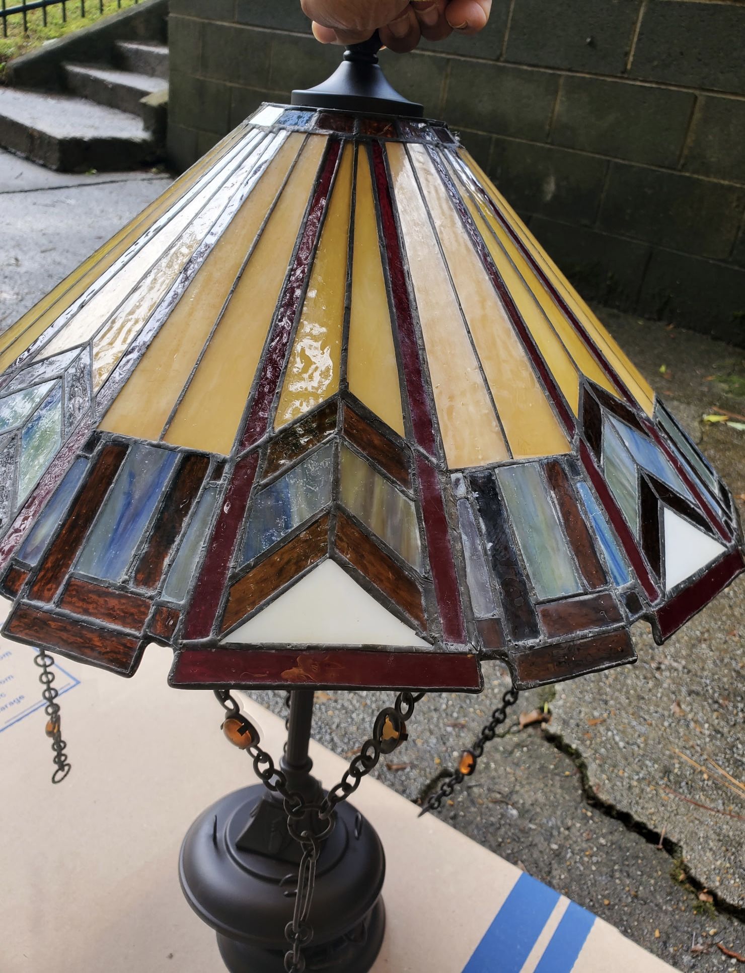 Vintage Hanging Light Fixture