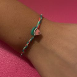 11 Inch Medium Sized WaterMelon String Braclet