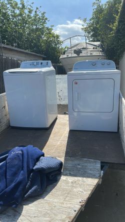 Washer and propane dryer