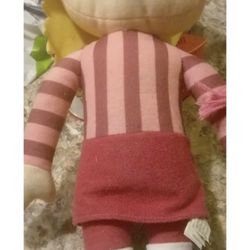 Toy Factory Despicable Me Edith Gru Plush Girl Doll Pink Stripes 