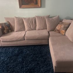 Grey sectional 