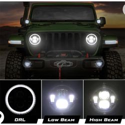 Jeep Wrangler LED Headlights