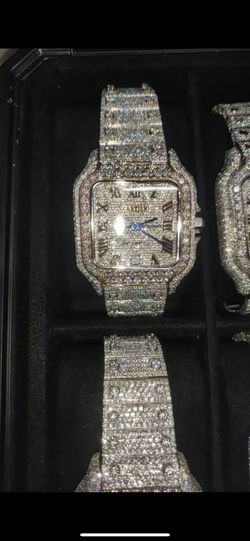 Moissanite Watch Cartier