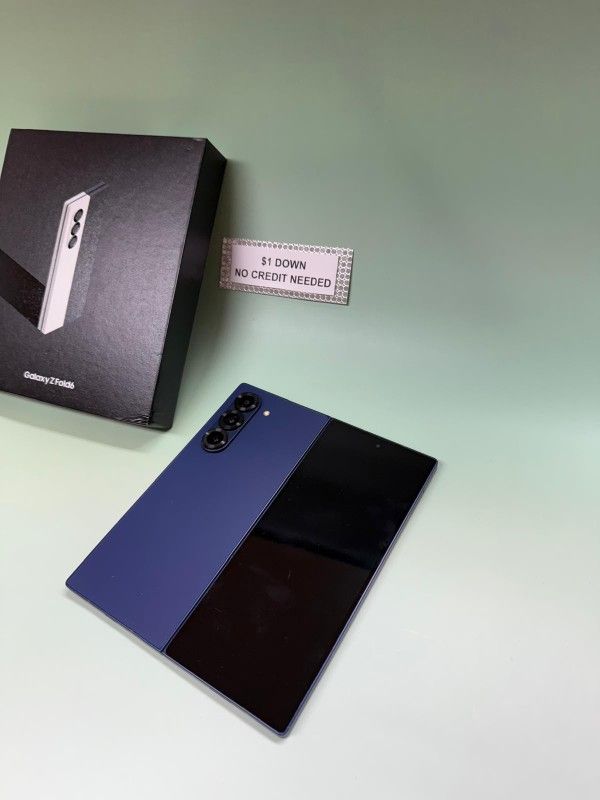 Samsung Galaxy Z Fold 6 5G - Only $1 Today Pay The Rest Later!