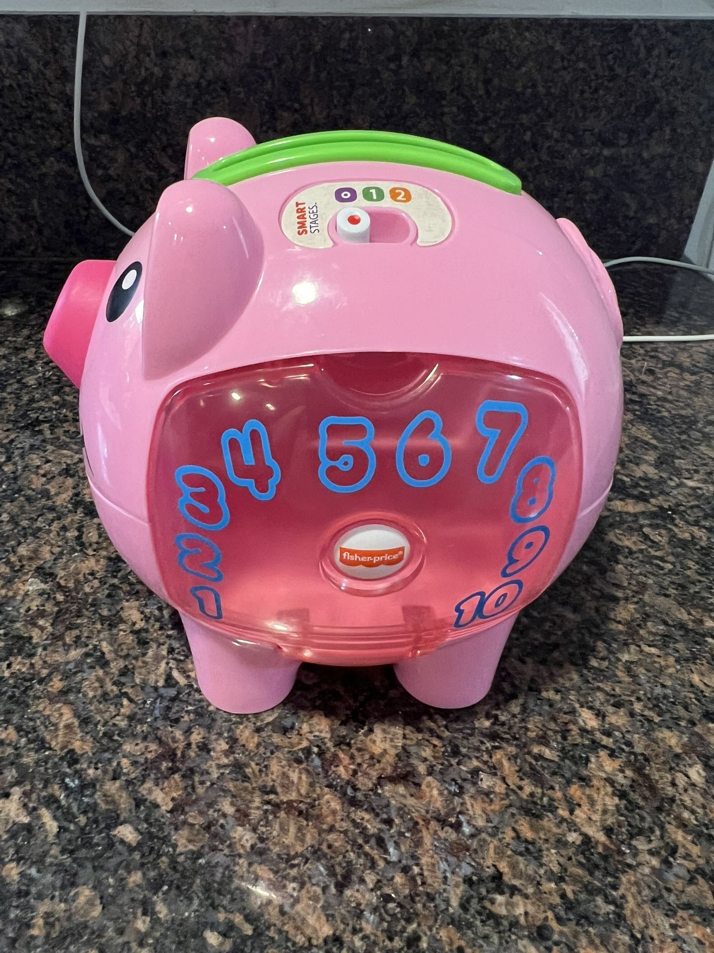 Fisher Price Counting Pig Piggy Bank Infant Toddler Toy