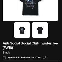 Anti Social Social Club Twister Tee