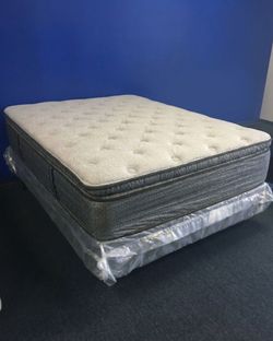 New Pillow Top Mattress with Box Spring