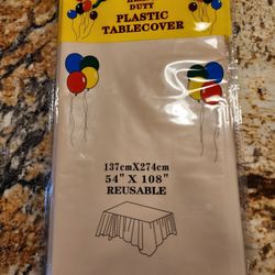 Plastic Table Clothes 54x108