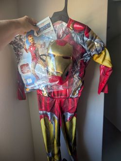 Iron Man Marvel Halloween Costume Medium Size 8-10 Boys Kids 5-7
