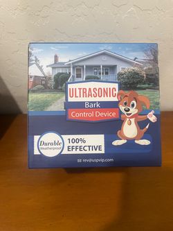 Ultrasonic Bark Control Device - Brand New in Box (Durable & Weatherproof)