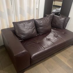 Leather Couch 