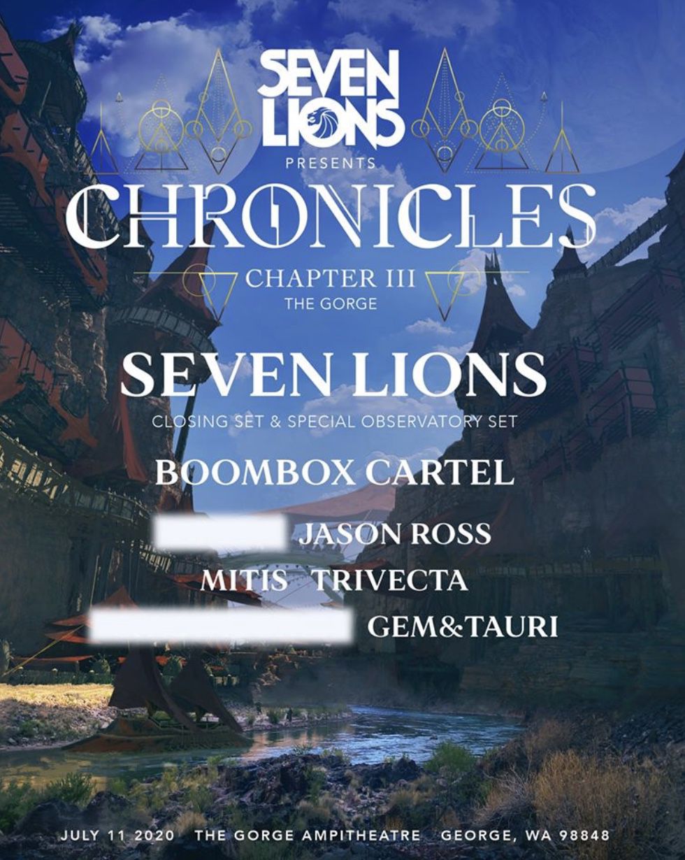 Seven Lions Chronicles Ticket