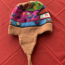 Unique Peruvian Wool Hat Hand Crafted In Lima Peru