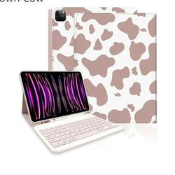 iPad Pro 11" 4th/3rd/2nd/1st Gen (2022/2021/2020/2018) Keyboard Case, Magnetically Absorbent, Auto Sleep/Wake, Support 2nd Gen Pencil Wireless Charge,