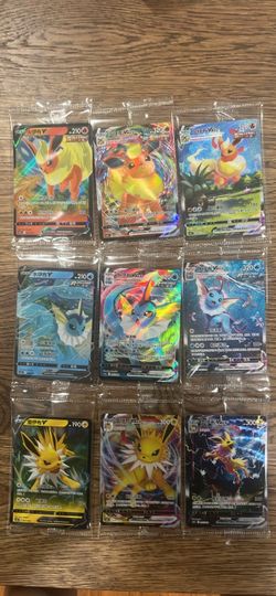 CN Eeveelutions Pokemon Cards