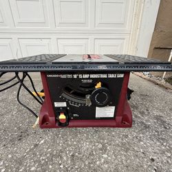 Chicago Electric 10” 15A Benchtop Table Saw – Barely Used
