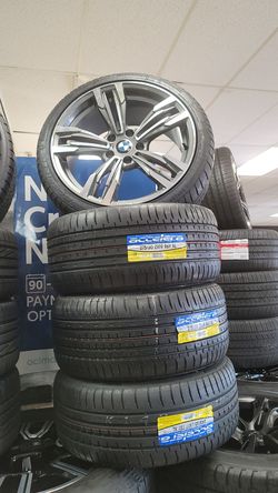 19" BMW WHEELS RIMS AND TIRES-WE FINANCE 👌👌