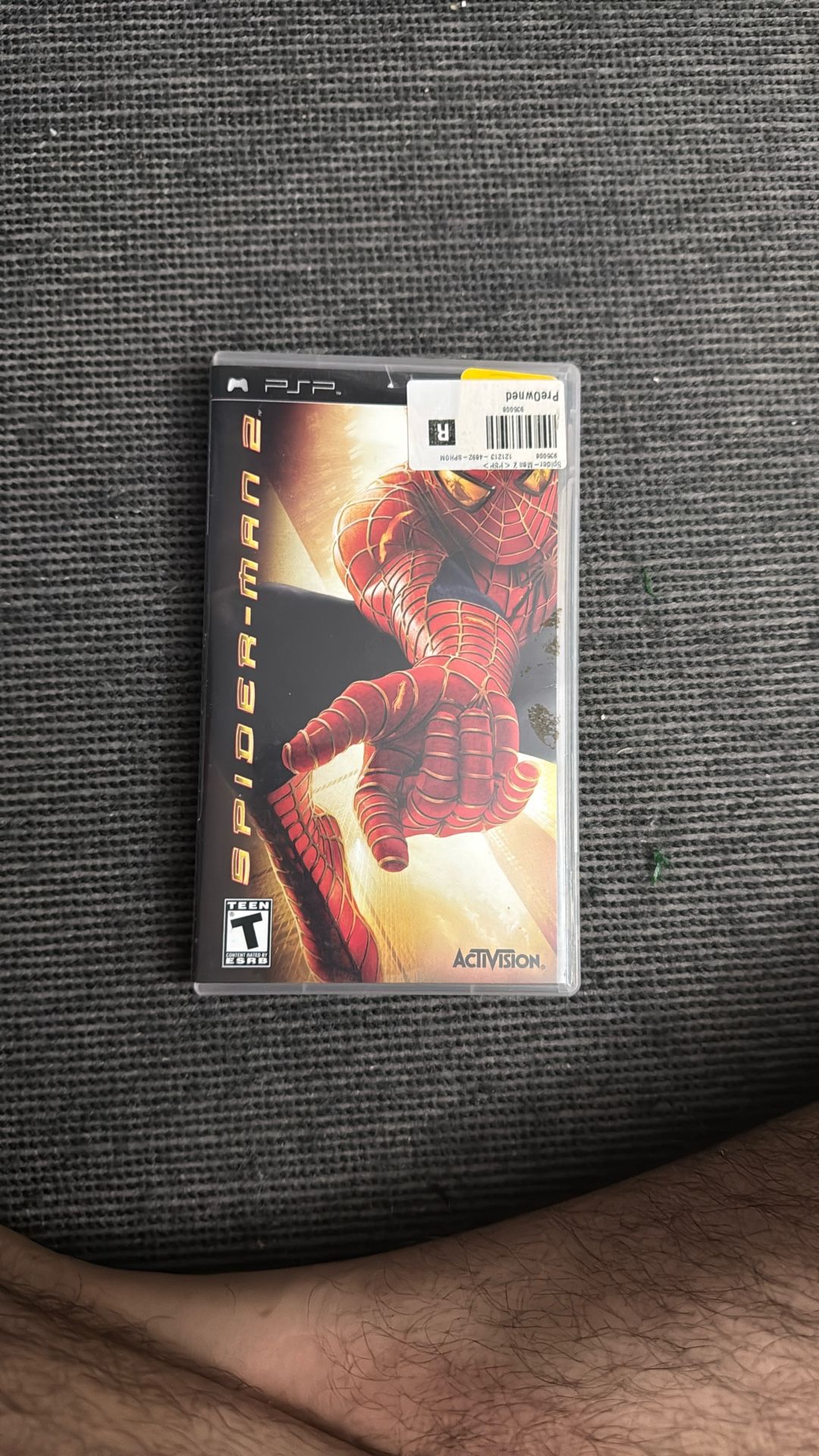PSP Spiderman 2 Game Case