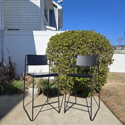 Bar Stools - Matte Black