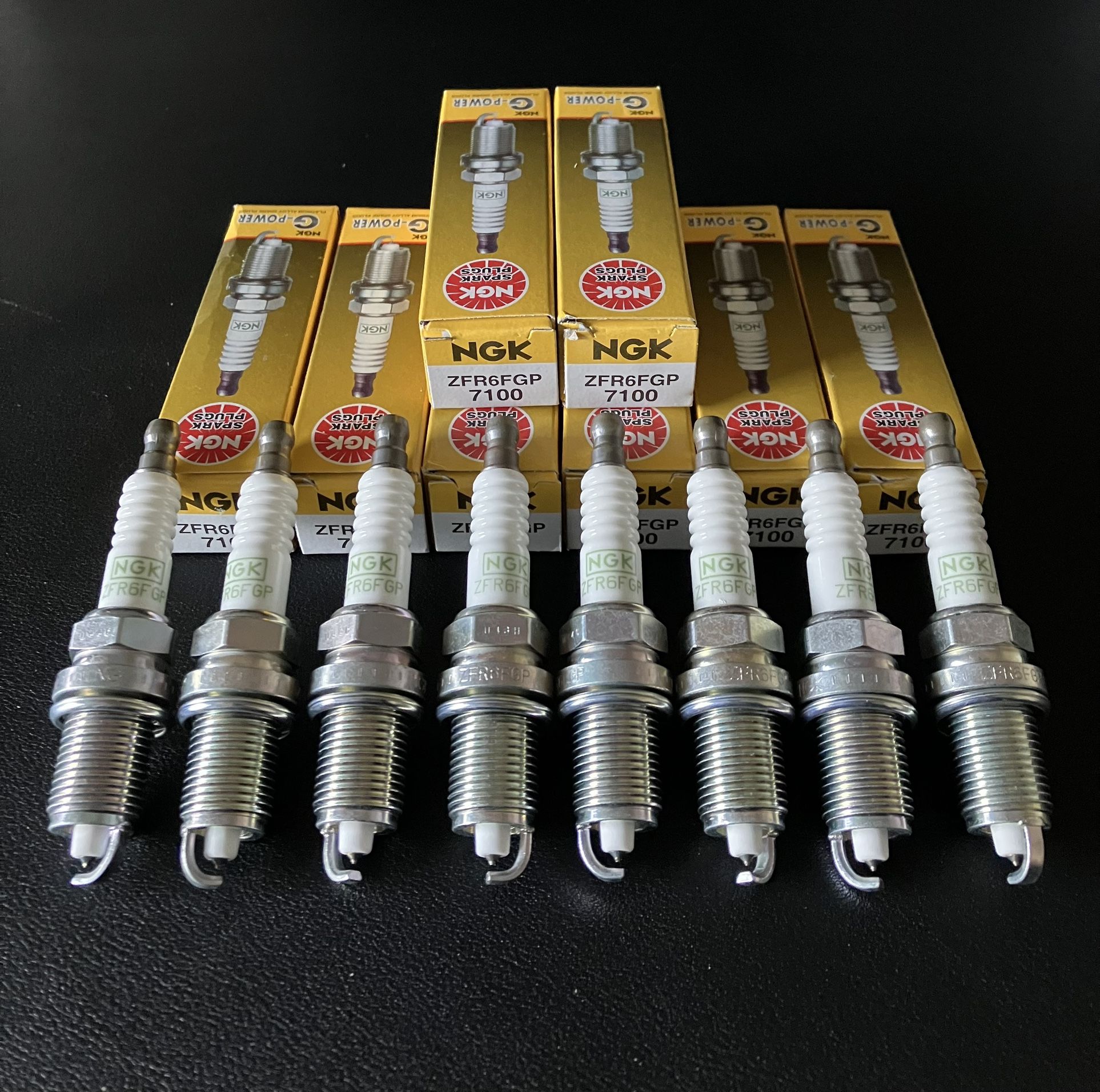 7100 ZFR6FGP NGK | G-Power Platinum Spark Plugs 8x