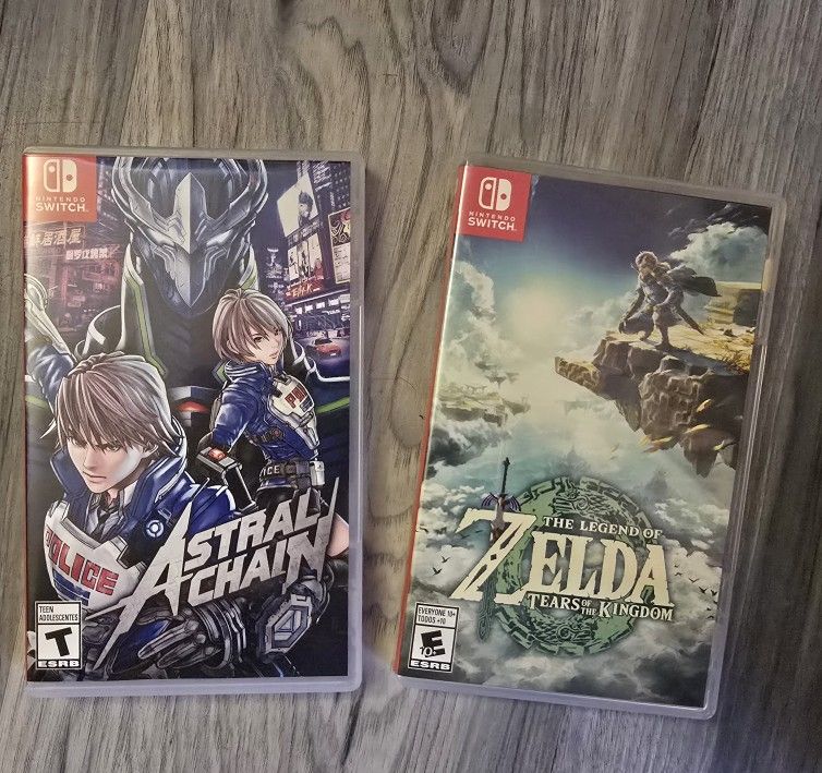 Nintendo Switch Legend Of Zelda Tears of The Kingdom And Or Astral Chain