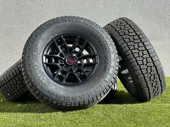 New OEM 16" TRD PRO Wheels PT946-35200-02 Toyota Tacoma Rims 6x139.7 4Runner FJ Tundra Tires A/T 