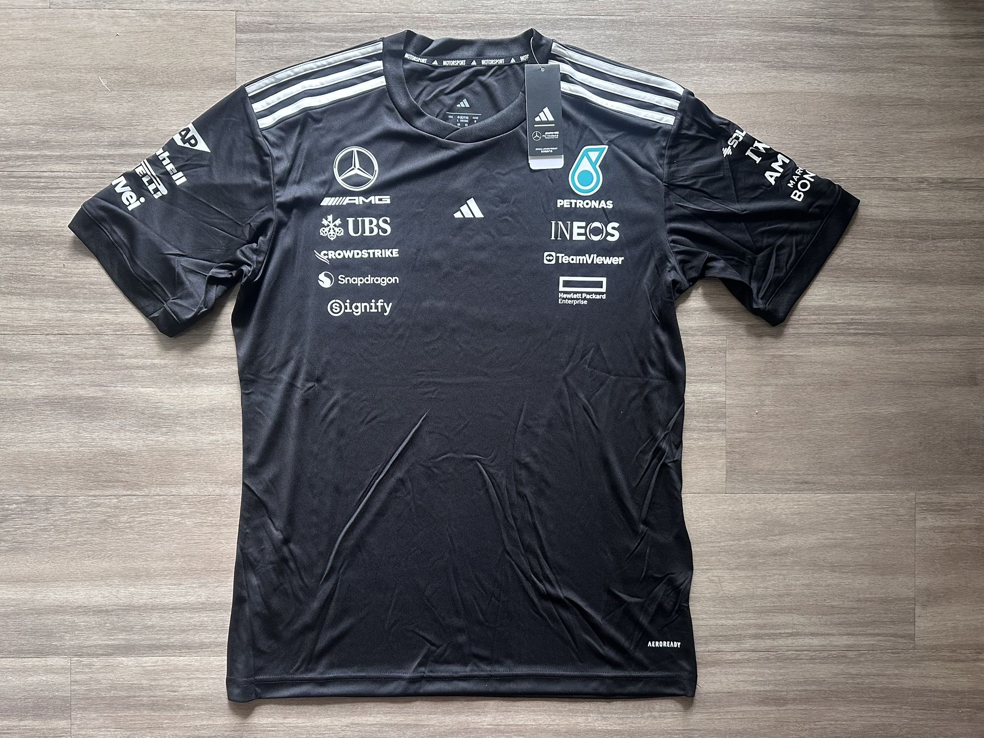 Mercedes Benz F1 Shirt Size L New With Tags 
