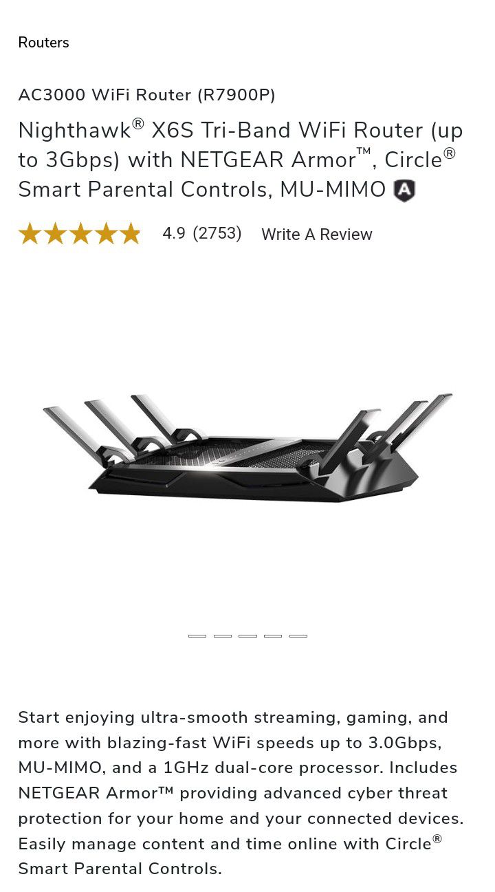 Netgear Gaming/Streaming Router