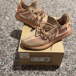 Gently used Yeezy 350 Clay 10.5
