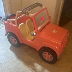 American Girl Doll Jeep