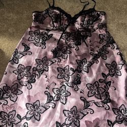 Butterfly Flower Slip Dress Size Large