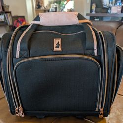 London Fog Rose Gold Small Roller Bag