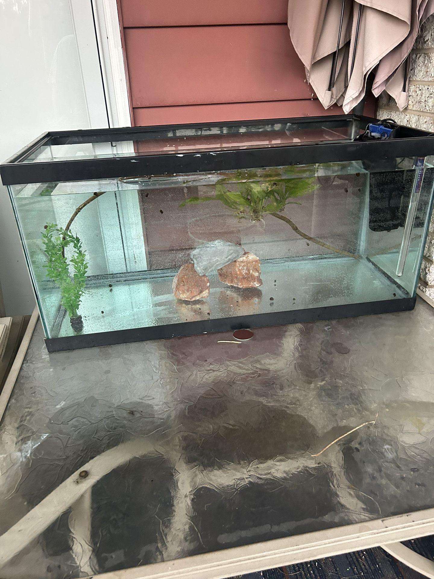 40 gallon fish tank.
