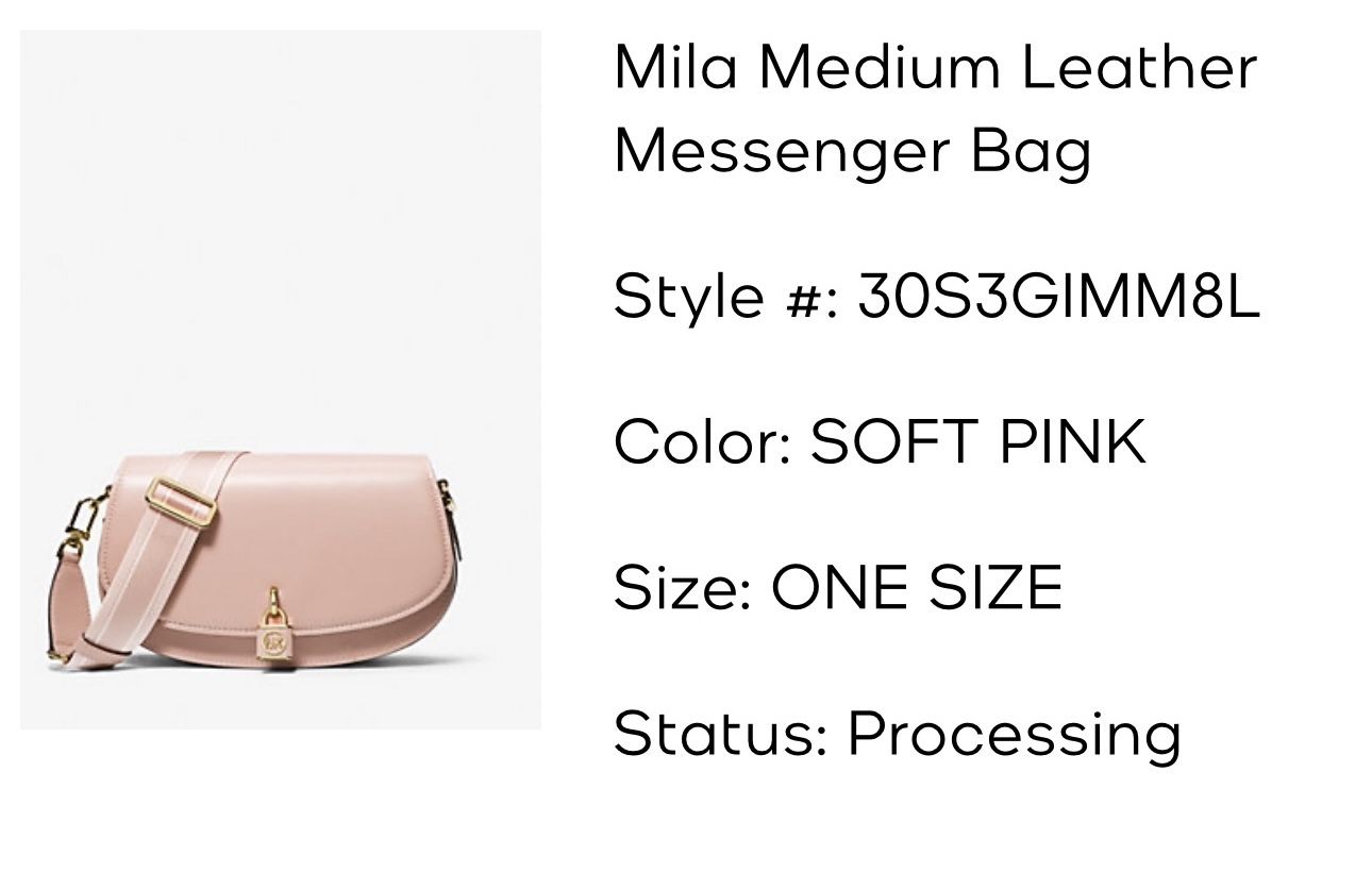 Mila Medium Leather Crossbody Bag - handbag