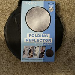 Golden Reflector For Photo Shoots Or Beach