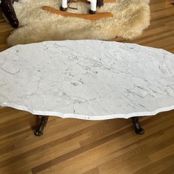 Antique Italian Marble Table 