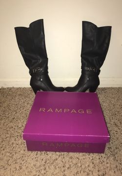 Rampage black heels.